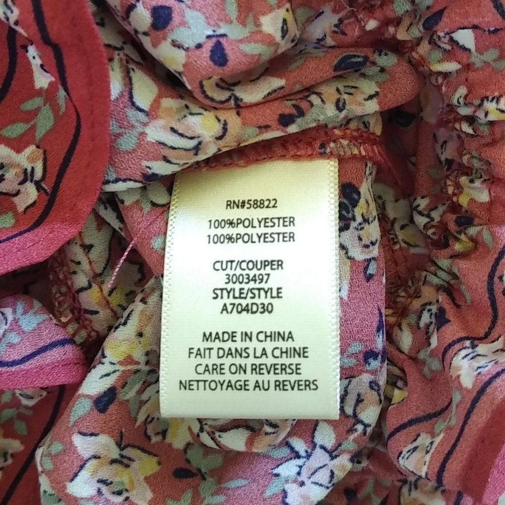 Max Studio Flutter🦋 Sleeve Peasant Blouse - NWT - Picture 9 of 14